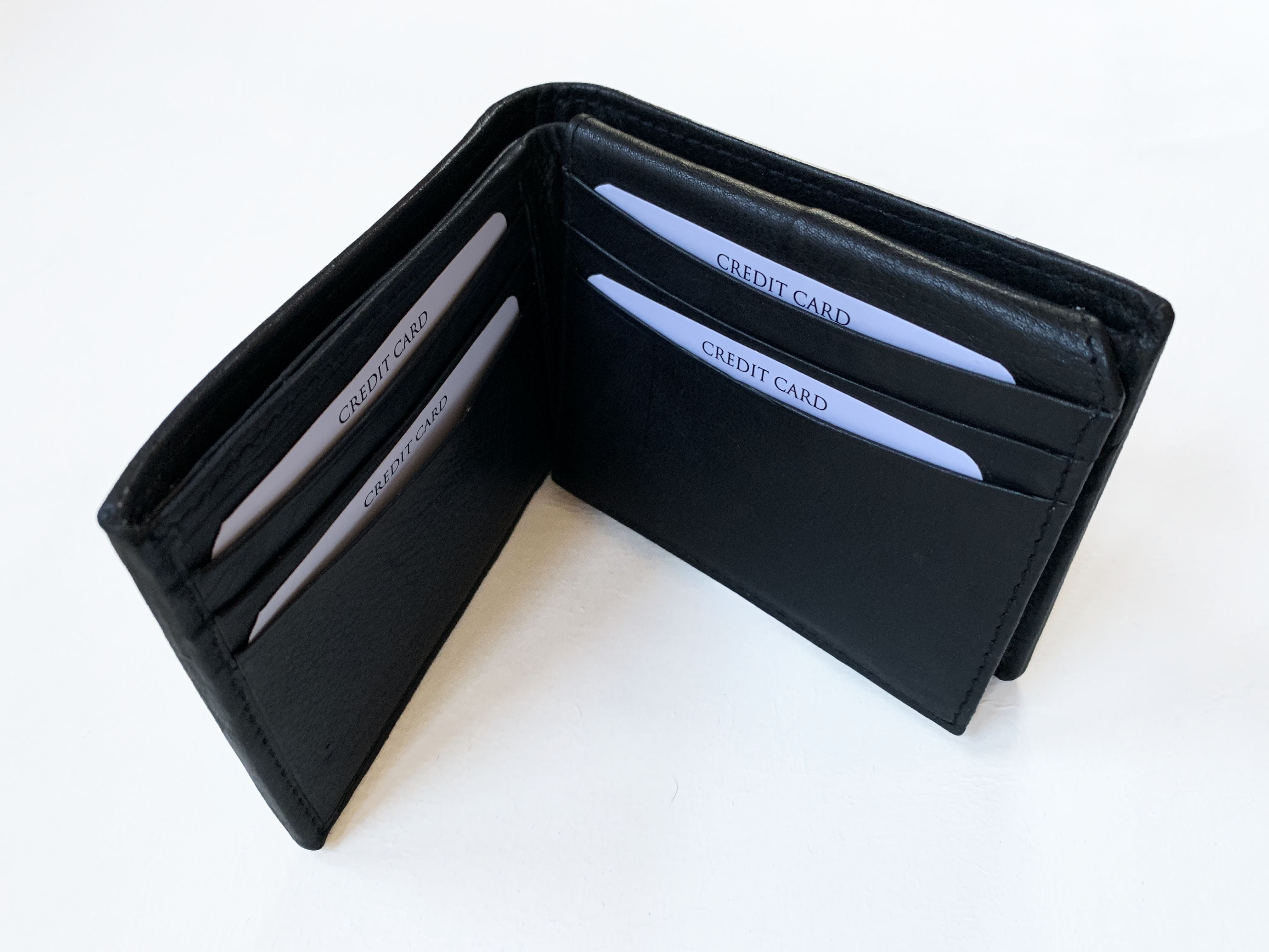 Mens Genuine Leather Bifold Wallets